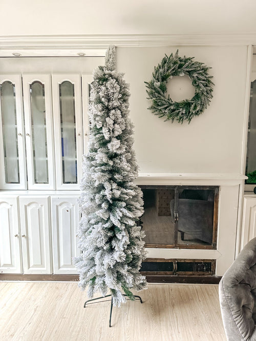Arbol de Navidad Nevado